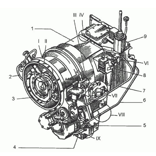 Трансмиссия автогрейдера ДЗ-98