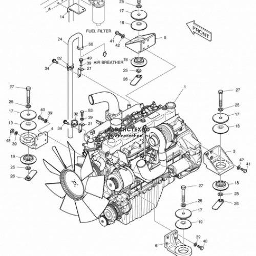 Двигатель DX225LCA