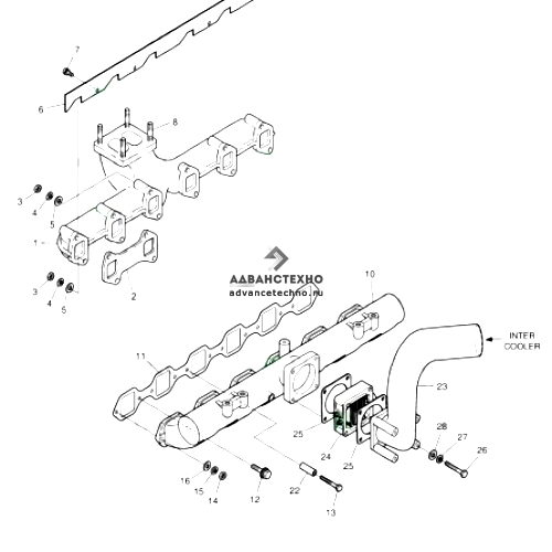 INTAKE EXHAUST MANIFOLD